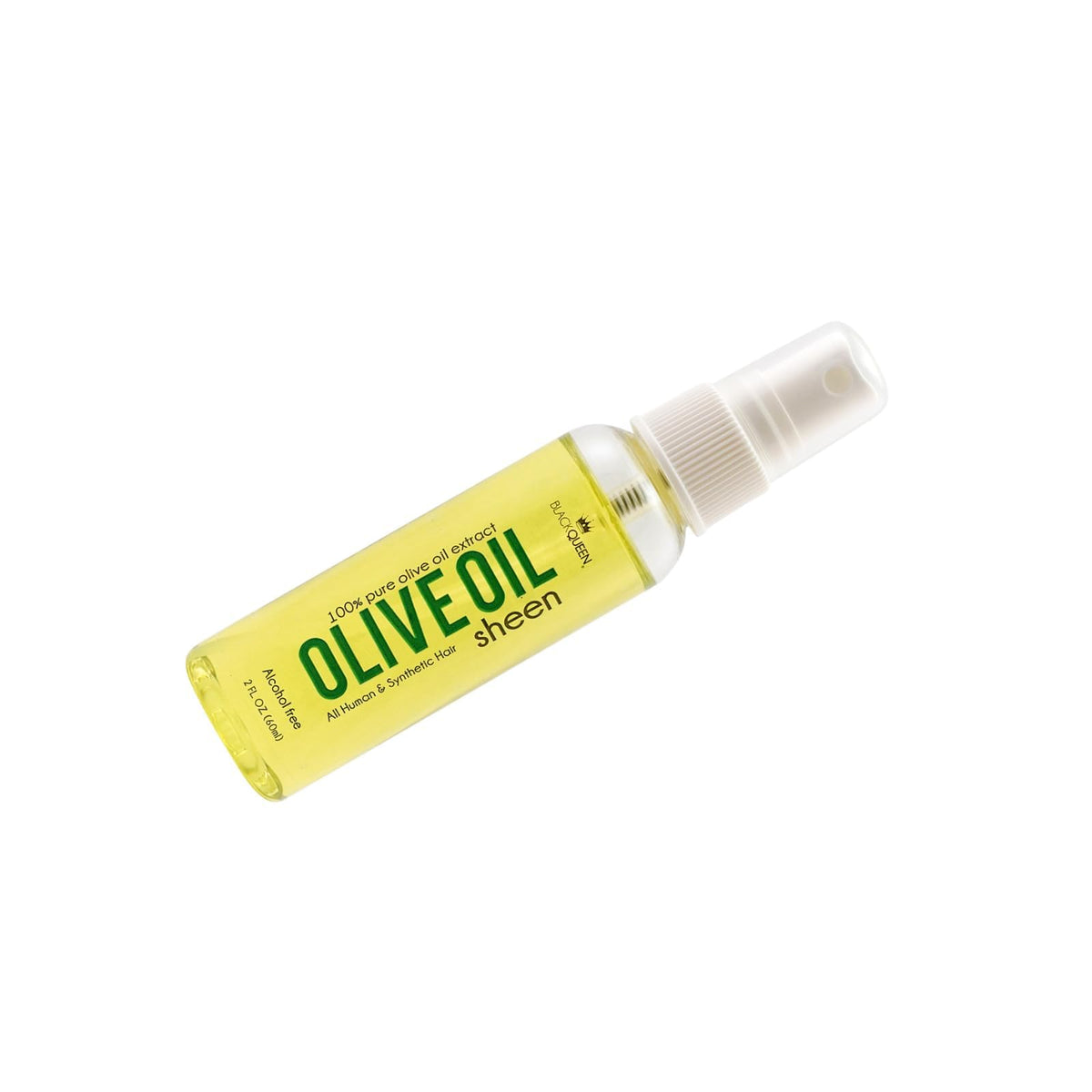 Black Queen Olive Oil Sheen Spray for Locs, Dreadlocks, Twists, Braids, Cornrows, 4C Hair - Moisturizing, Refreshing - 2 oz- Made in the USA (Pack of