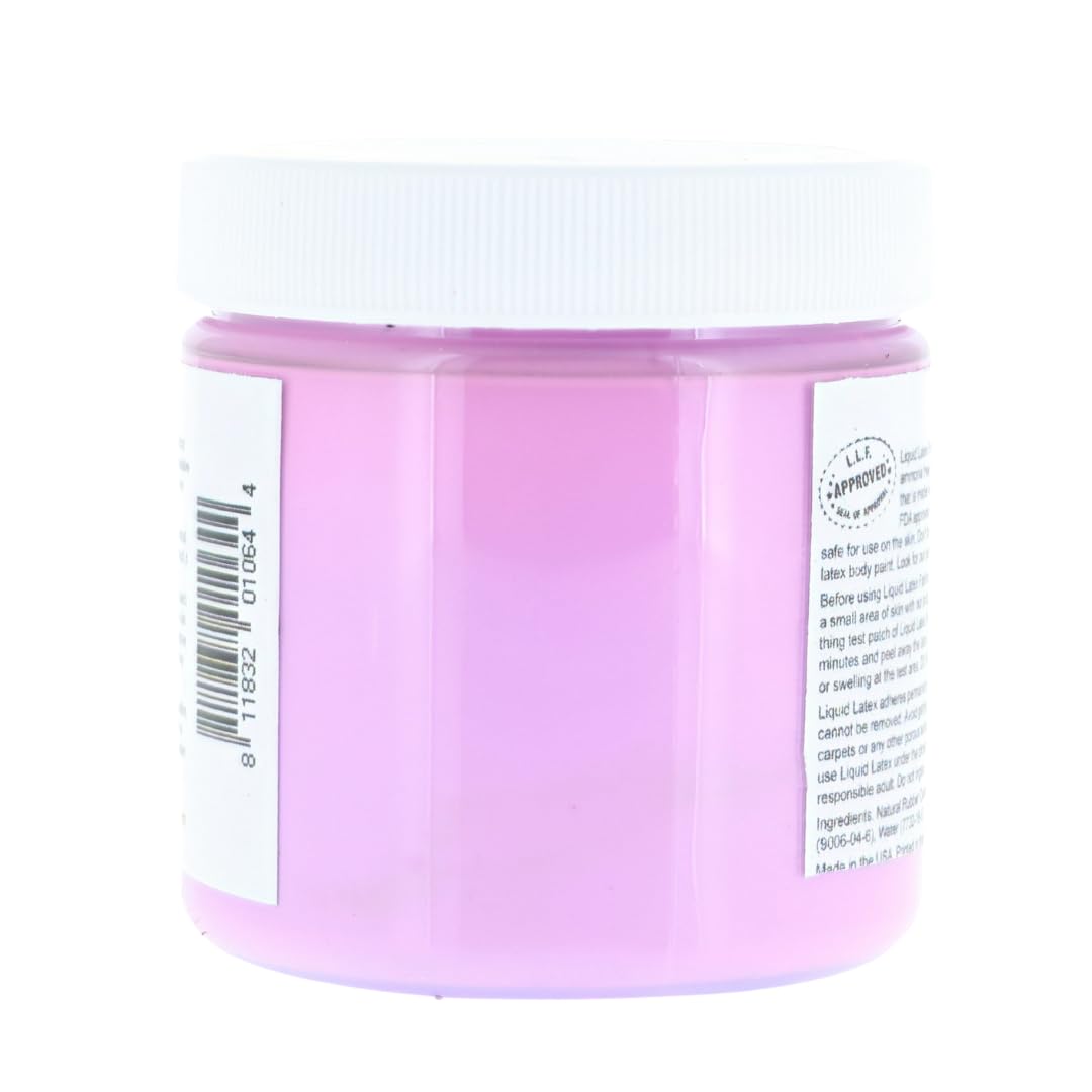 Fluorescent Violet 4 Oz - Face and Body Paint Black Light UV Reactive, Halloween Latex Full Body Paint for Adults and Kids, Ideal for Art, Parties Beauty & Personal Care Liquid Latex Fashions