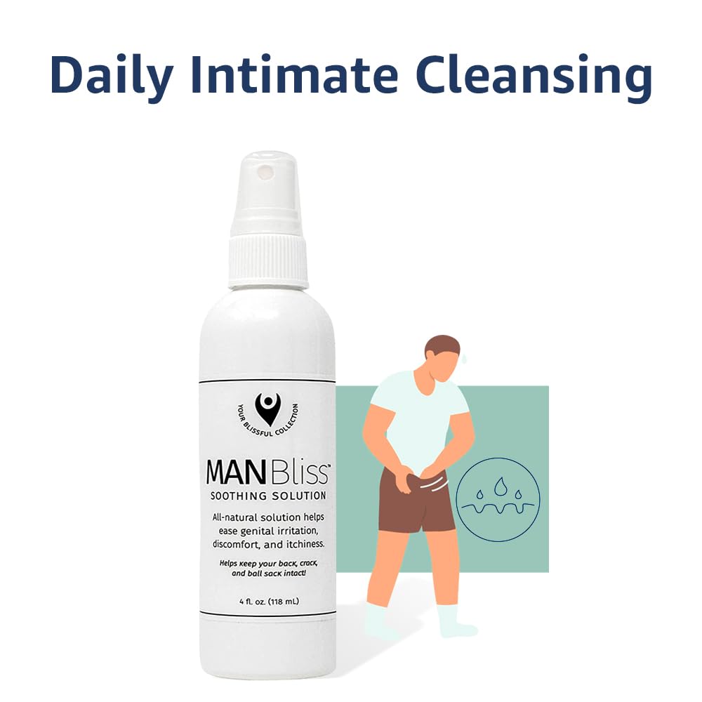 Man Bliss Soothing Spray for Men, Body Deodorant and Odor Eliminator Beauty and Personal Care V Blissful