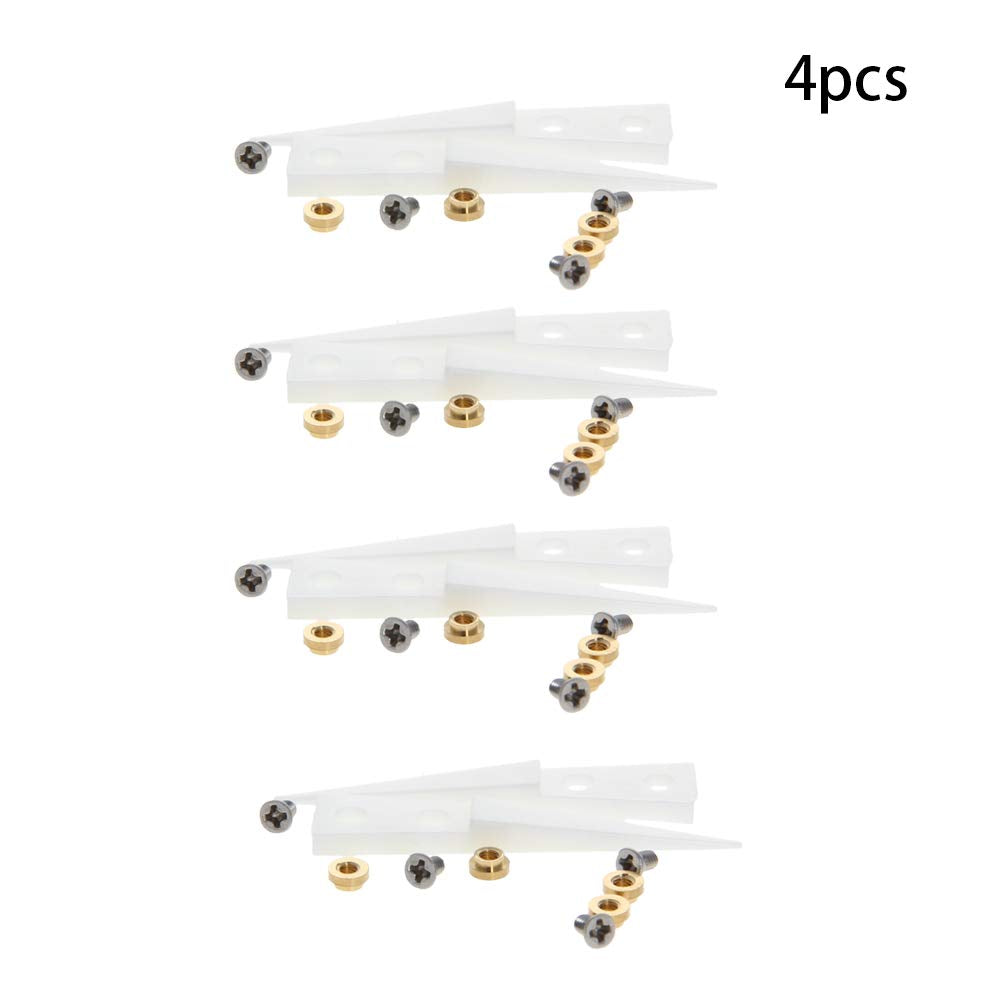Utoolmart 4 Pairs Straight Pointed Ceramic Tips Replaceable Heat Resistance Non-Conductive Heads for Ceramic Tweezers White Beauty and Personal Care Utoolmart