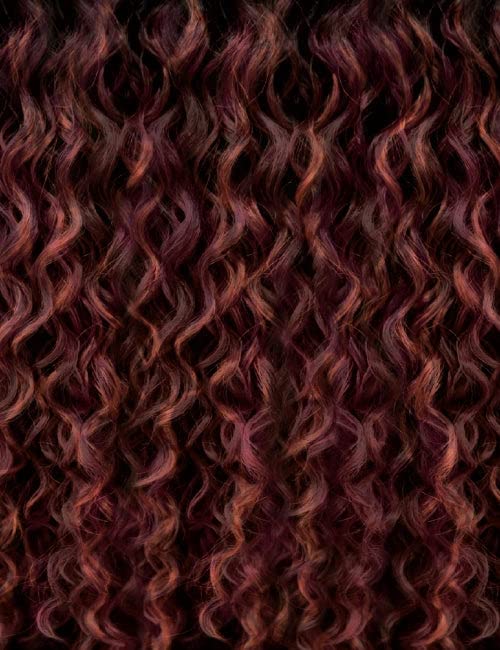 Chade Fashions Medium Length Pre-Looped Braided Style Synthetic Hair Wig - ALITRESS YANKY TWIST 12" X 3PCS (DRAGON FRUIT)