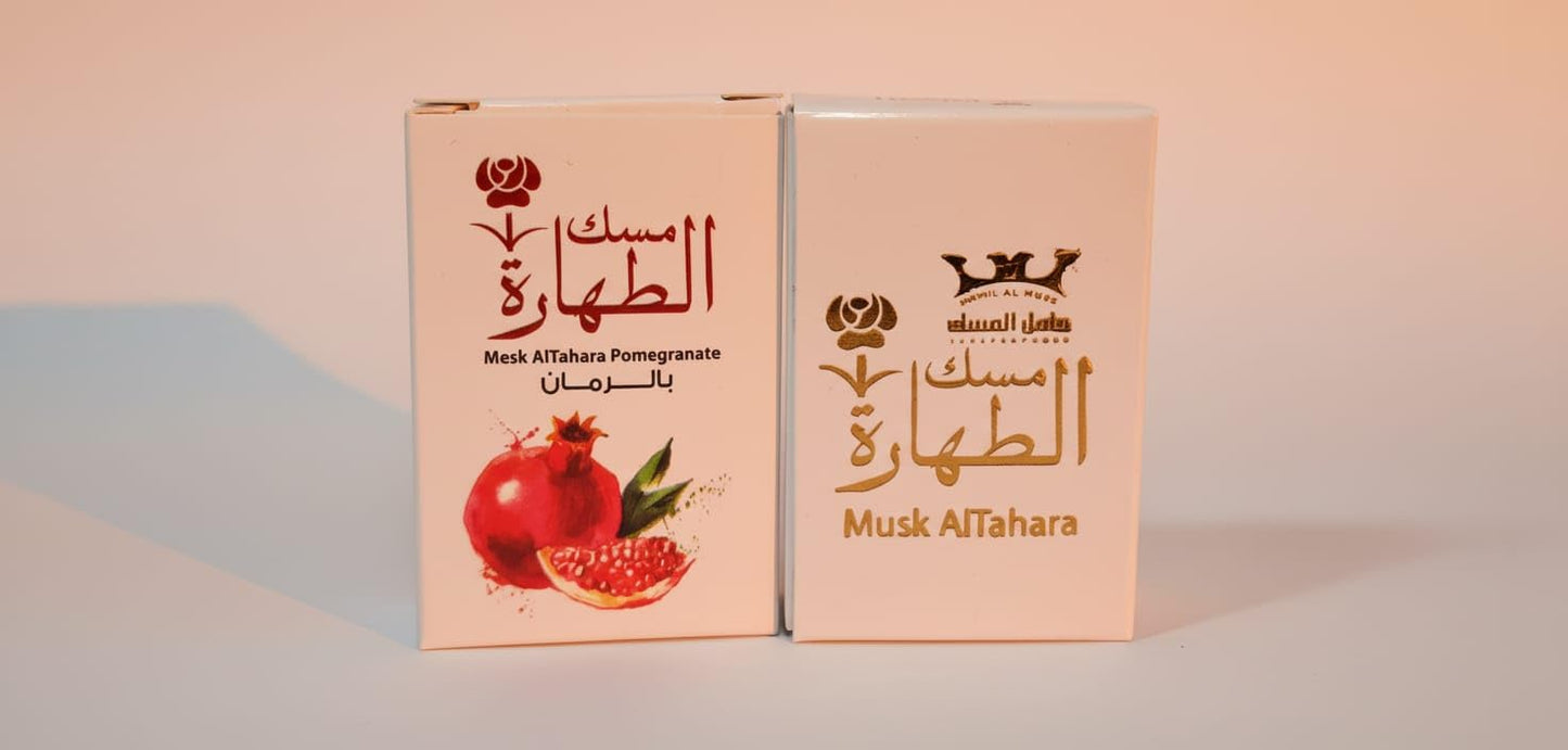 Mesk Al Tahara Pomegranate And Gift White Musk Pure Arabian Oil Perfume Body Fragrance for Long-Lasting Freshnes and Elegance Pomegranate And Gift Beauty & Personal Care Musk AL tahara