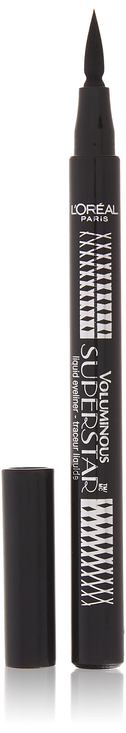 L'Oreal Paris Voluminous Superstar Liquid Eyeliner Pen, Black, 0.056 oz Beauty & Personal Care L'Oreal Paris