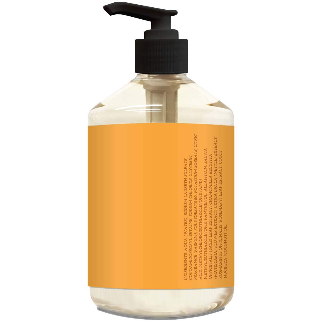Olivia Care Liquid Hand Soap Mandarin & Coconut. All Natural- Cleansing, Germ-Fighting, Moisturizing Hand Wash for Kitchen & Bathroom - Gentle, Mild Beauty & Personal Care Olivia Care