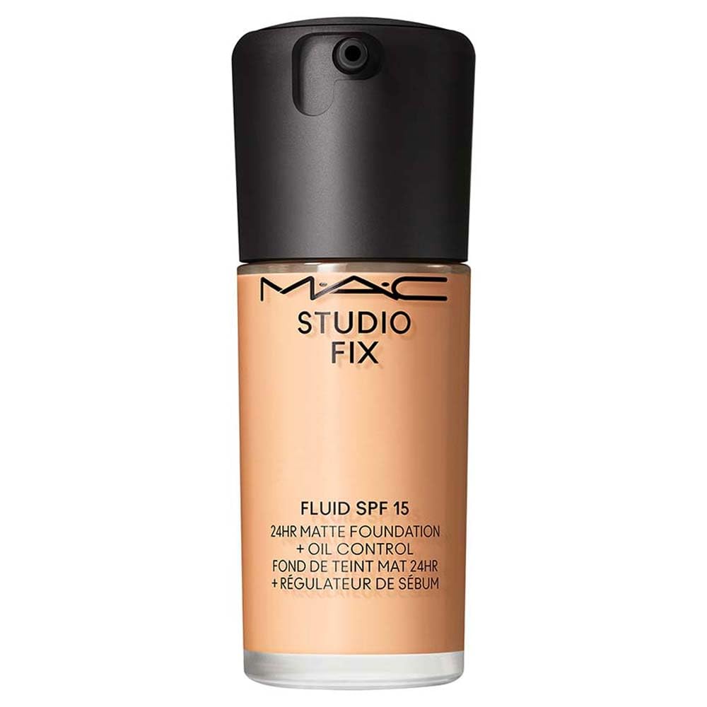 MAC Studio Fix Fluid SPF 15 24HR Matte Foundation + Oil Control, NC18, 1 Ounce Beauty & Personal Care MAC