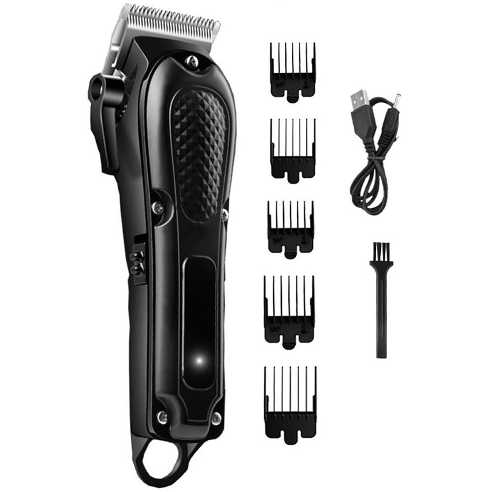 GLESVOWIO Mens Hair Clippers Adjustable Clipper for Men Professional Trimmer Electric Cordless Beard Cutting Machine USB Rechargeable Beauty and Personal Care GLESVOWIO