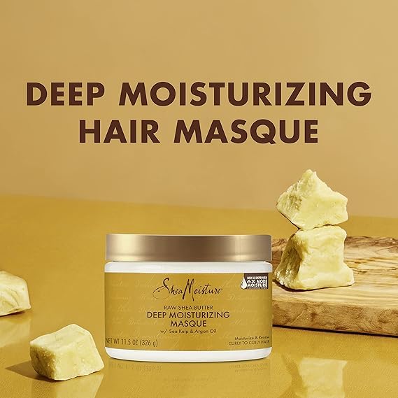 Shea Moisture Raw Shea Masque 12 Ounce Jar (354ml) (2 Pack) Beauty & Personal Care SheaMoisture