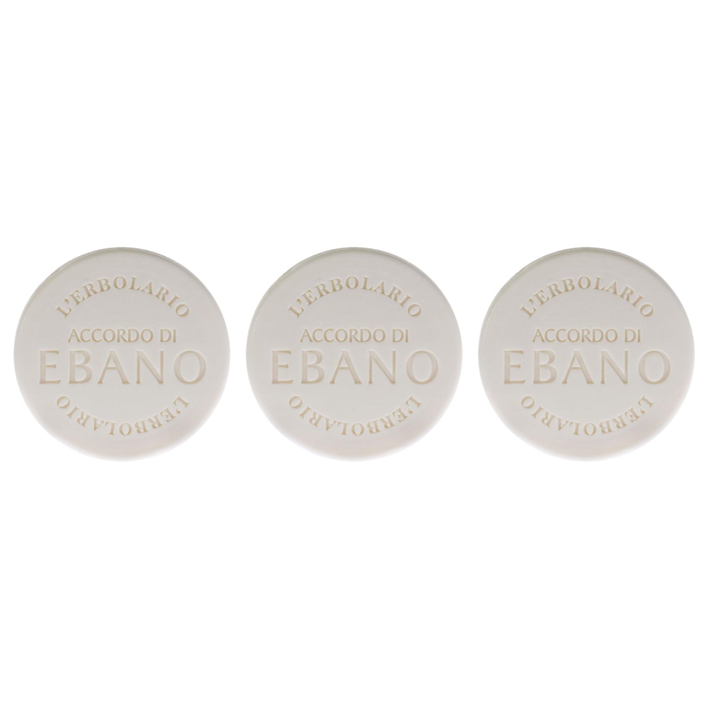 Soap - Notes of Ebony - Pack of 3 by LErbolario for Unisex - 3.5 oz Soap Beauty & Personal Care L'Erbolario
