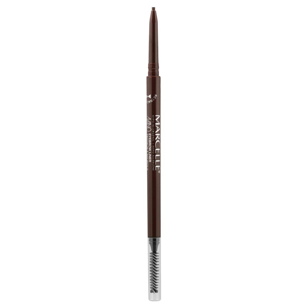 Marcelle Nano Eyebrow Liner, Dark Brown, Hypoallergenic and Fragrance-Free