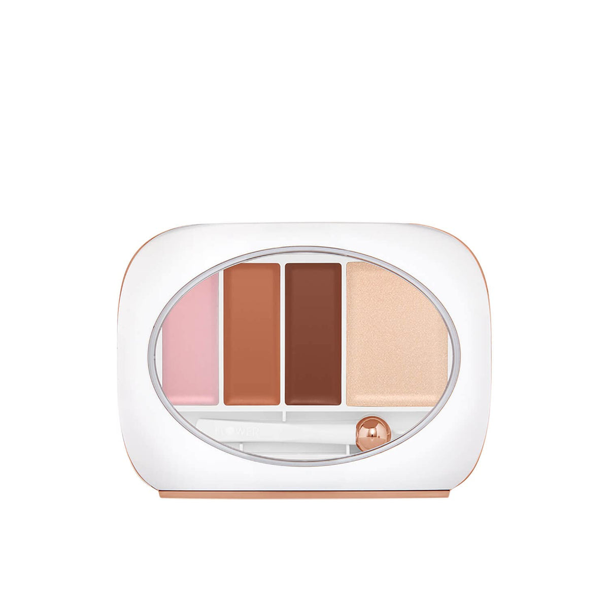 FLOWER BEAUTY By Drew Barrymore Red Carpet Secret Eye Bright Concealer Palette - Brightens + Conceal Undereyes - Cooling Eye Wand to Depuff Eyes -
