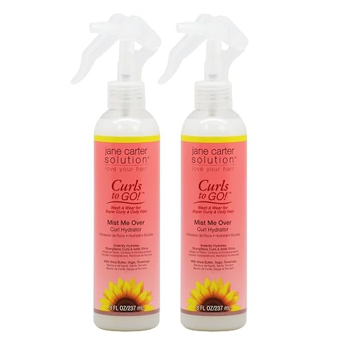 Jane Carter Curls to Go Mist Me Over Curl Hydrator 8oz / 237ml"Pack of 2" Beauty & Personal Care Jane Carter Solution