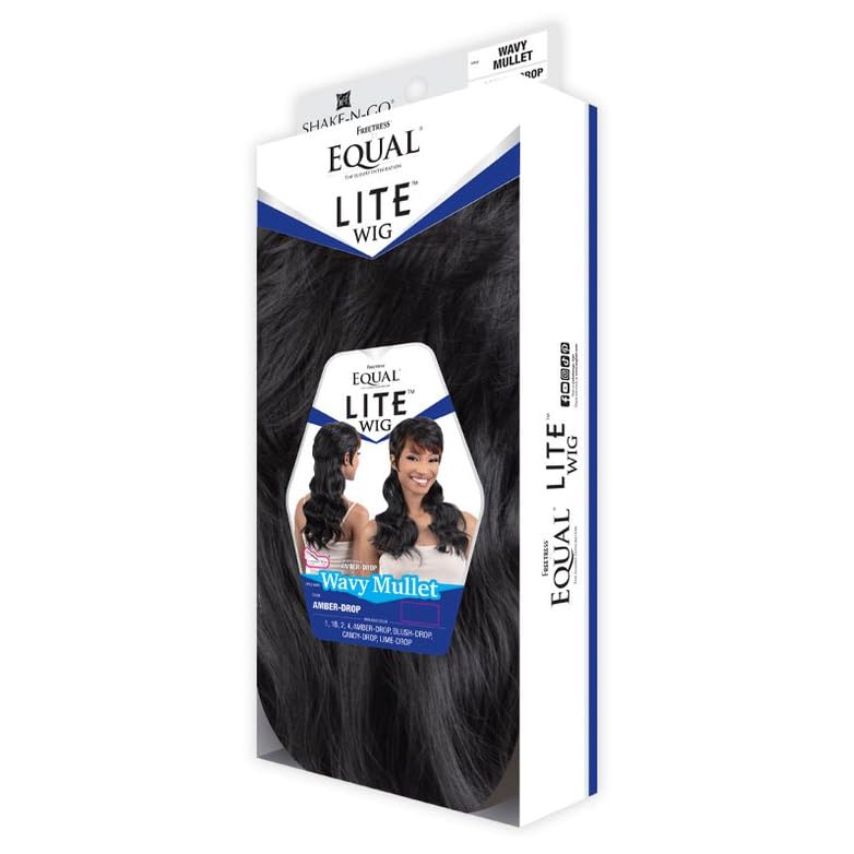Shake-N-Go Lite Wig Wavy Mullet (BLUSH-DROP)