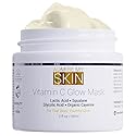 Vitamin C Mask for Face - Brightening Face Masks Skin Care Contains Glycolic Acid and Lactic Acid + Squalane Oil - Hydrating Beauty Face Mask Beauty & Personal Care Admire My Skin