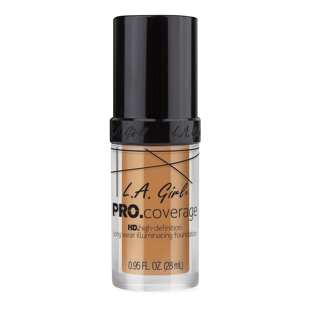 L.A. Girl Pro Coverage Liquid Foundation, Nude Beige, 0.95 Fl Oz