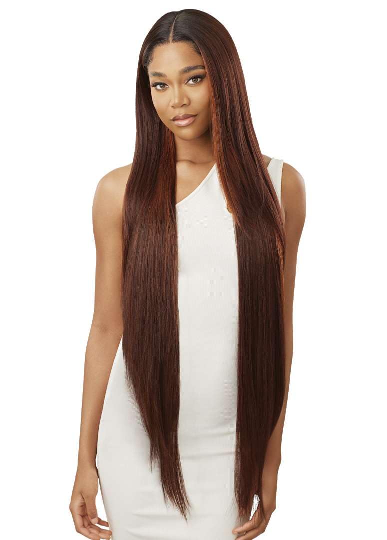 Outre Lace Front Wig - Melted Hairline - Kaymore (DRST4/WILD HONEY SWIRL)