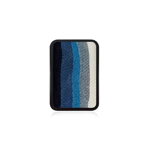Kraze FX Night Lagoon Face Paint Refill 10g by Jacqueline Howe - Metallic Split Cake - Black to White Gradient - Replacement for Bold & Brilliant Beauty & Personal Care Kraze FX