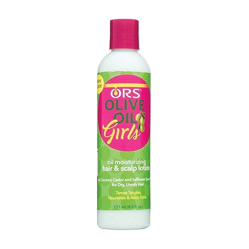 ORS Olive Oil Girls Moisturizing Hair & Scalp Lotion with Coconut, Castor & Safflower Seed 8.5 oz Beauty & Personal Care ORS