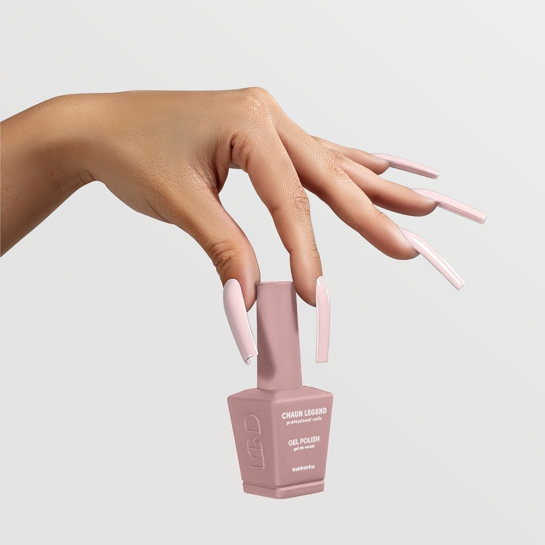 Chaun Legend UV Gel Nail Polish, 0.5 Ounce Long Lasting Salon Quality, Bubble Free Professional Manicures, Quick Dry High Shine, Teddy Bear LG5016