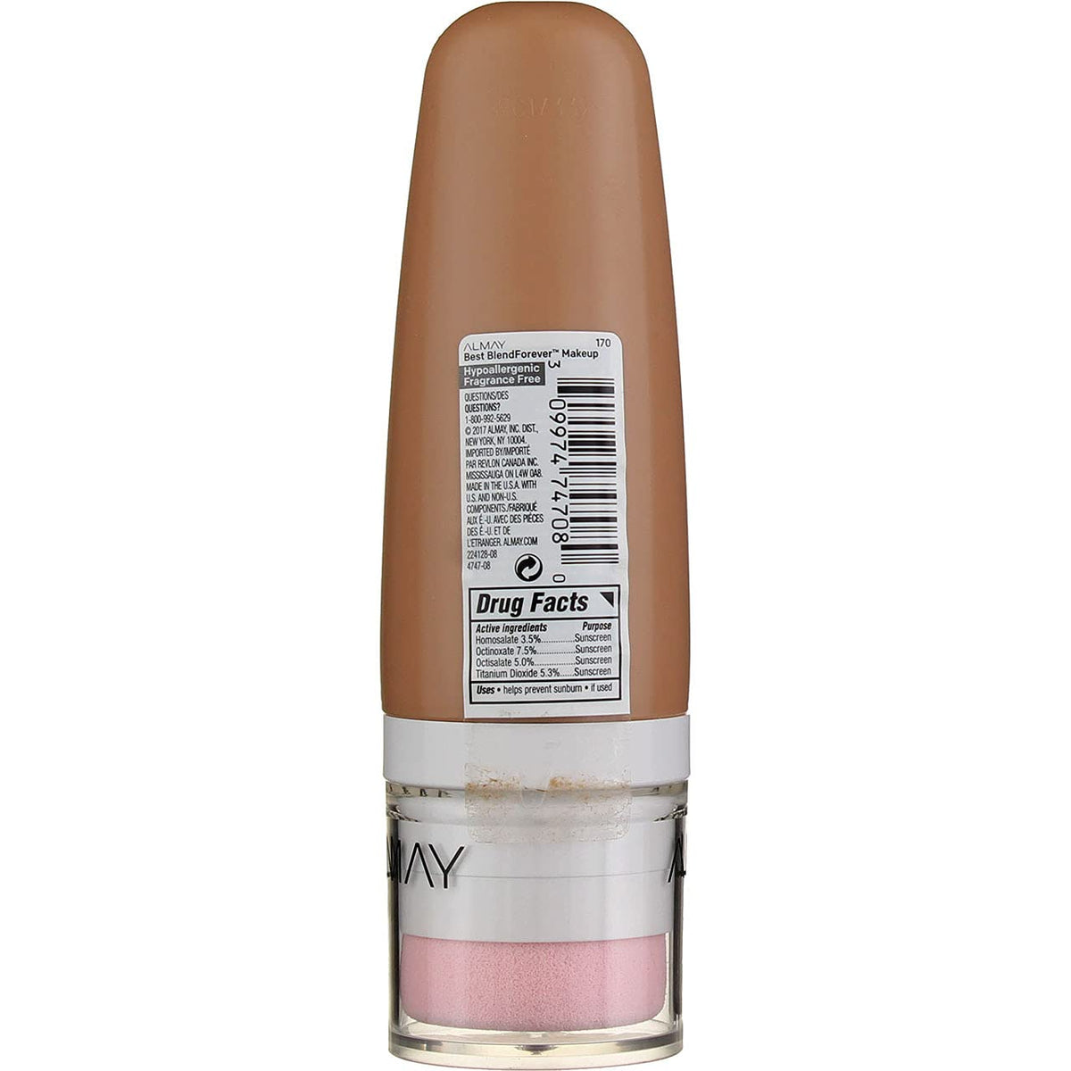 Almay Best Blend Forever Foundation, True Beige, 1 fl. oz., SPF 40 Broad Spectrum