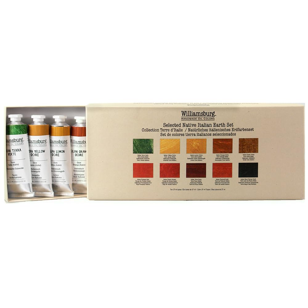 Williamsburg Artist Oil Colors by GOLDEN, Native Italian Earth Set Beauty & Personal Care Williamsburg