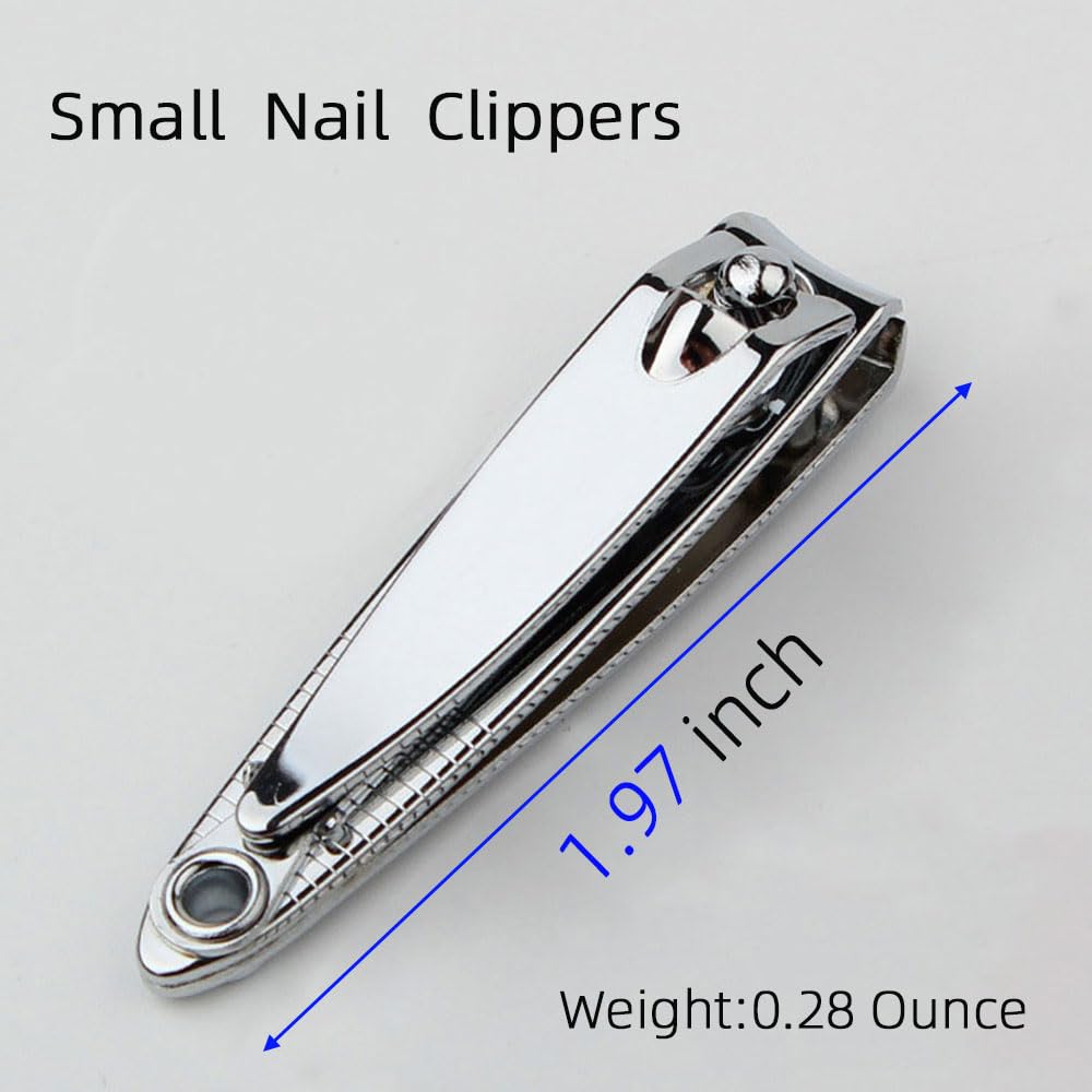 ULYSIA Nail Clippers Set, Ultra Sharp Stainless Steel Fingernail and Toenail Clipper Cutters,Travel Nail Kit for Men Women Beauty and Personal Care ULYSIA