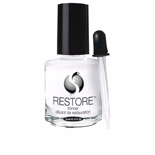 Seche Restore Top Coat - Nail Polish Thinner, Revive Thickened Lacquer, Nail Lacquer Thinner, Extends Manicure Life, 0.5 Fl Oz Beauty & Personal Care Seche