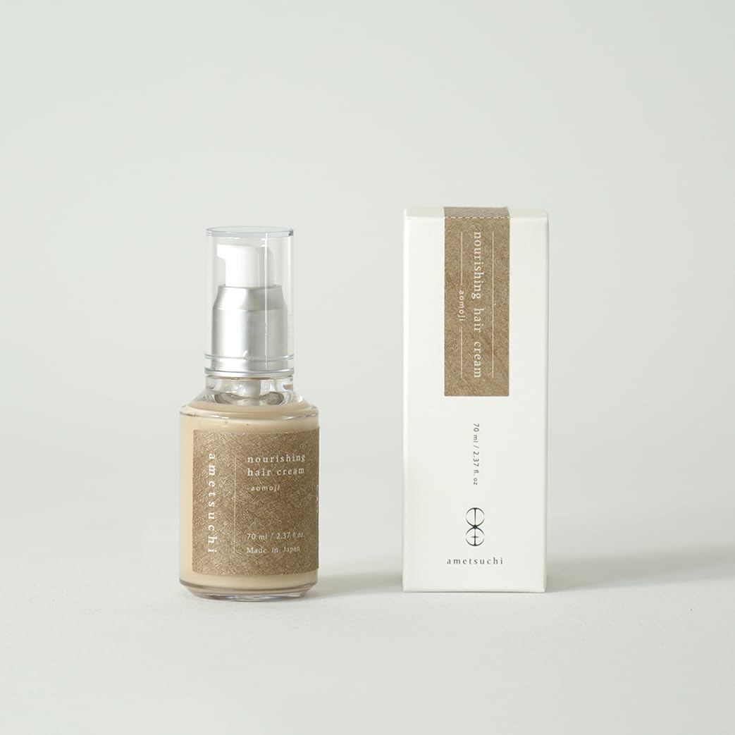 ametsuchi Nourishing Hair Cream with Hinoki-Damage Care, Heat Protection, UV Damage Care, Made in Japan Beauty & Personal Care ametsuchi