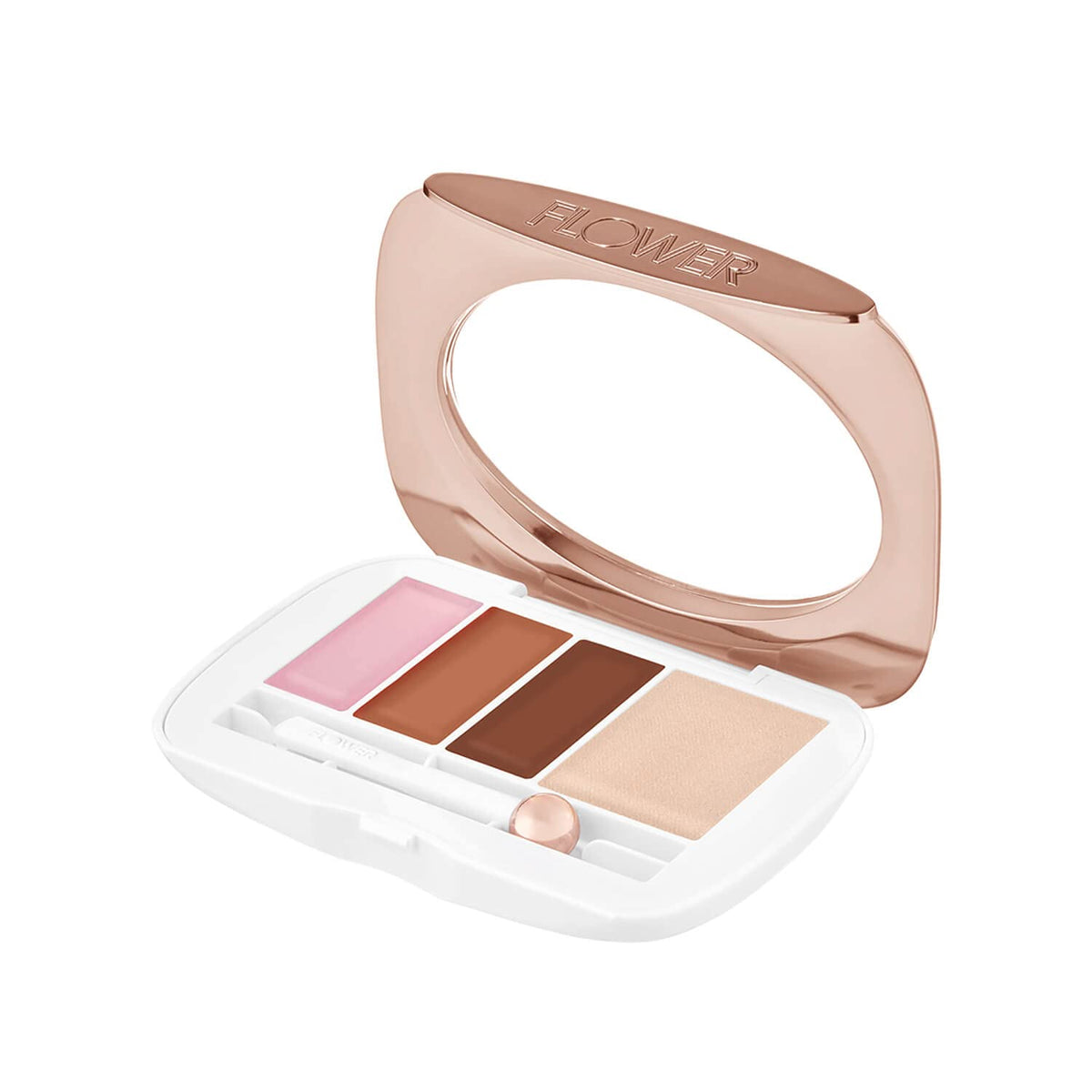 FLOWER BEAUTY By Drew Barrymore Red Carpet Secret Eye Bright Concealer Palette - Brightens + Conceal Undereyes - Cooling Eye Wand to Depuff Eyes -