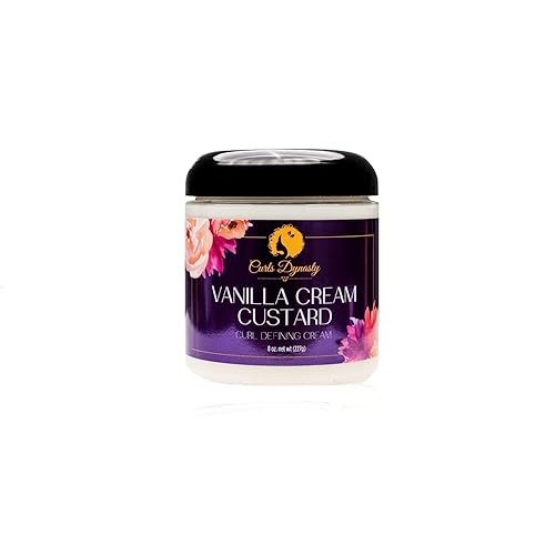 Vanilla Cream Custard Curl Defining Cream |Defines, Smooths And Protects Beauty & Personal Care Curls Dynasty