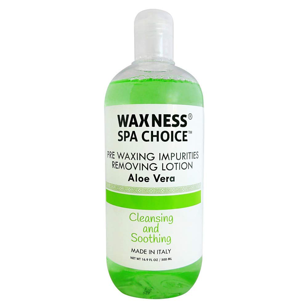 Waxness Spa Choice Pre Post Waxing Lotion Aloe Vera and Argan Oil 2 X 16.9 fl oz / 500 ml Beauty and Personal Care Waxness