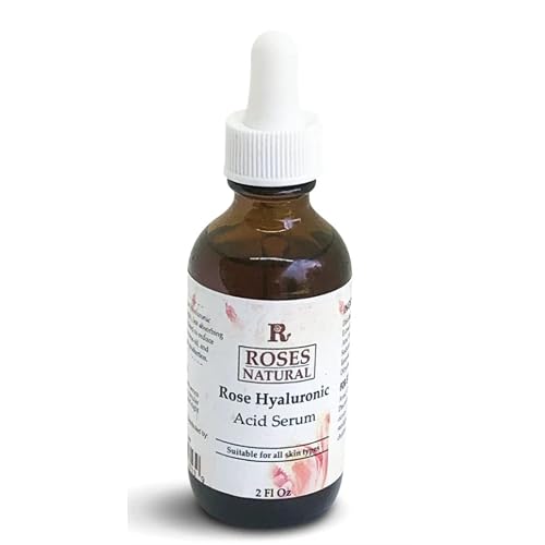 Hyaluronic Acid Serum - Rose 2oz Beauty & Personal Care Roses Natural