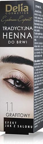 Delia Traditional Henna Graphite 4g/0.14oz for Dying Eyeleashes and Eyebrows Beauty & Personal Care Delia Cosmetics