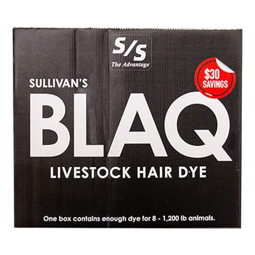 Sullivan Supply BLAQ Livestock Hair Dye 37oz Bottle Kit 37OZ Beauty & Personal Care SULLIVAN'S