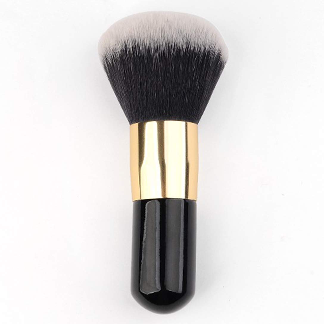 RN BEAUTY Makeup Brush Powder Brush Foundation Blush Bronzer Contour Face Blender Brush Professional Mineral Blending Buffing Kabuki Brushes Thick Beauty & Personal Care RN BEAUTY
