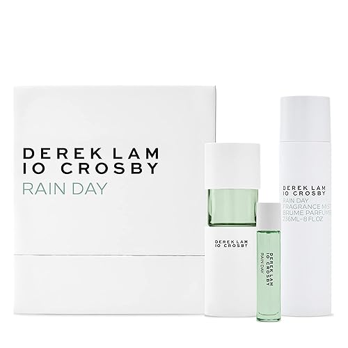 Derek Lam 10 Crosby Rain Day Spring 20 by Derek Lam for Women - 3 Pc Gift Set 3.4oz EDP Spray, 10ml EDP Spray, 8oz Fragrance Mist (I0094202) Beauty & Personal Care Derek Lam