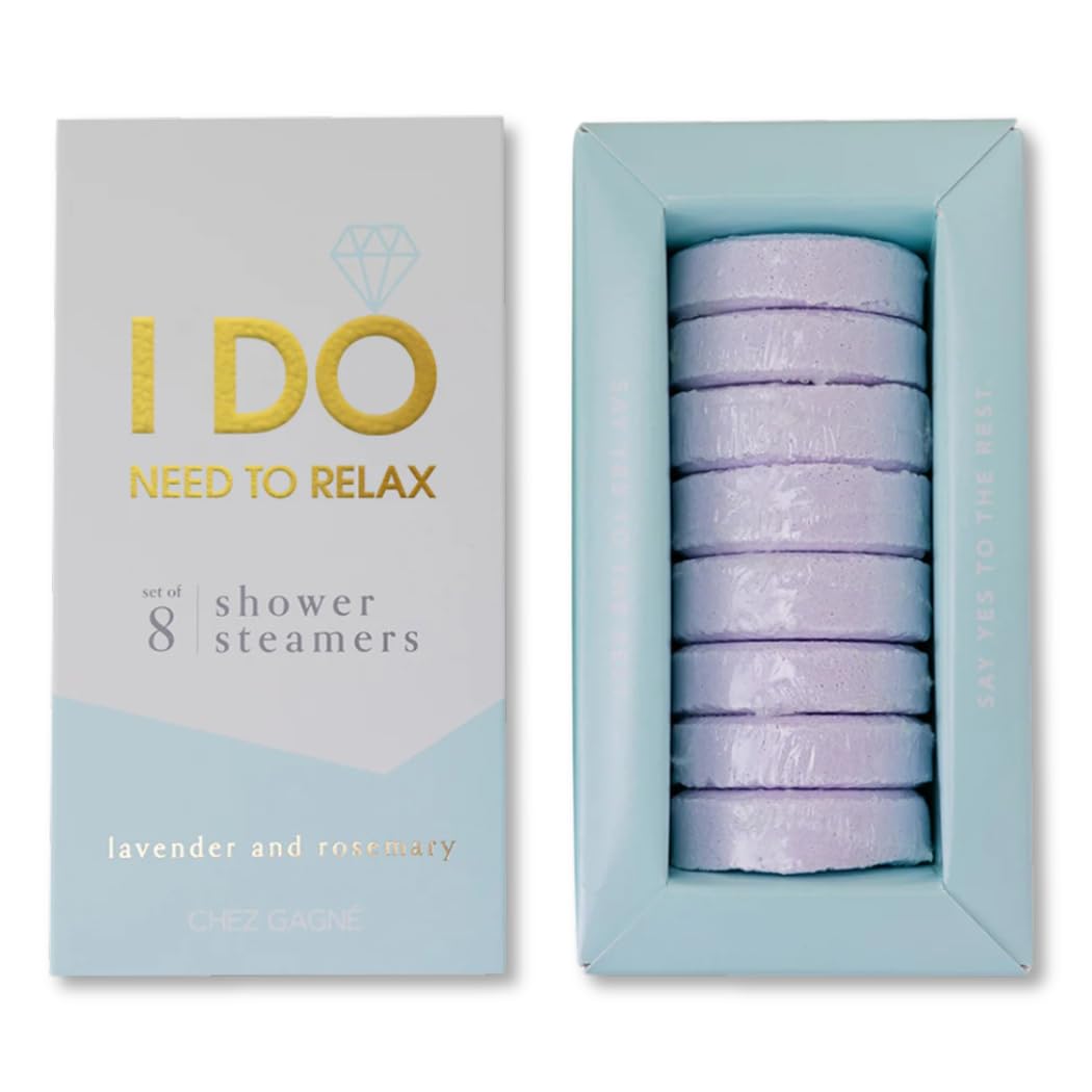 Aromatherapy Shower Steamers - I Do Need to Relax - Lavender, Set of 8 - Vegan, Cruelty-Free, Made in USA - Paraben, Sulfate & Phthalate-Free - Bridal Beauty and Personal Care Chez Gagné