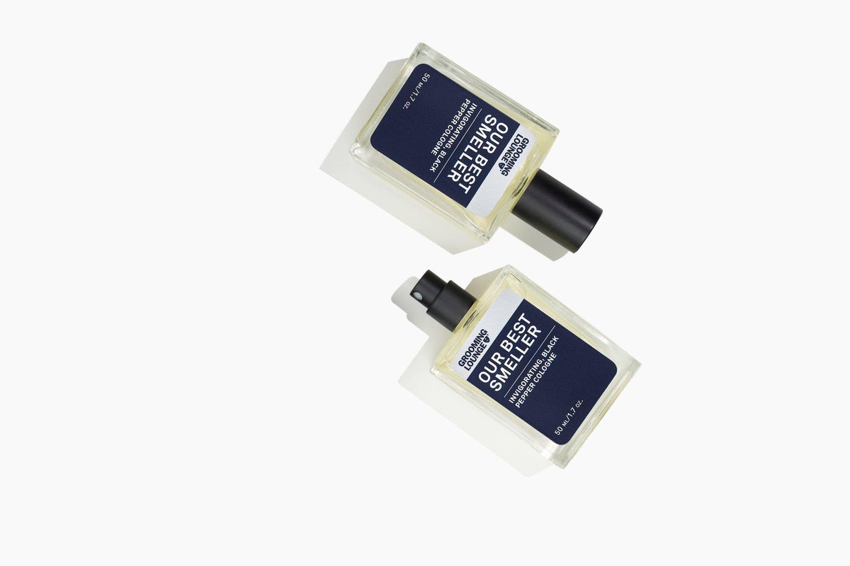 Grooming Lounge Our Best Smeller Cologne - Long-Lasting Black Pepper and Vanilla Scent - Energizing and Confidence Enhancing - No Parabens - Cruelty Beauty & Personal Care Grooming Lounge