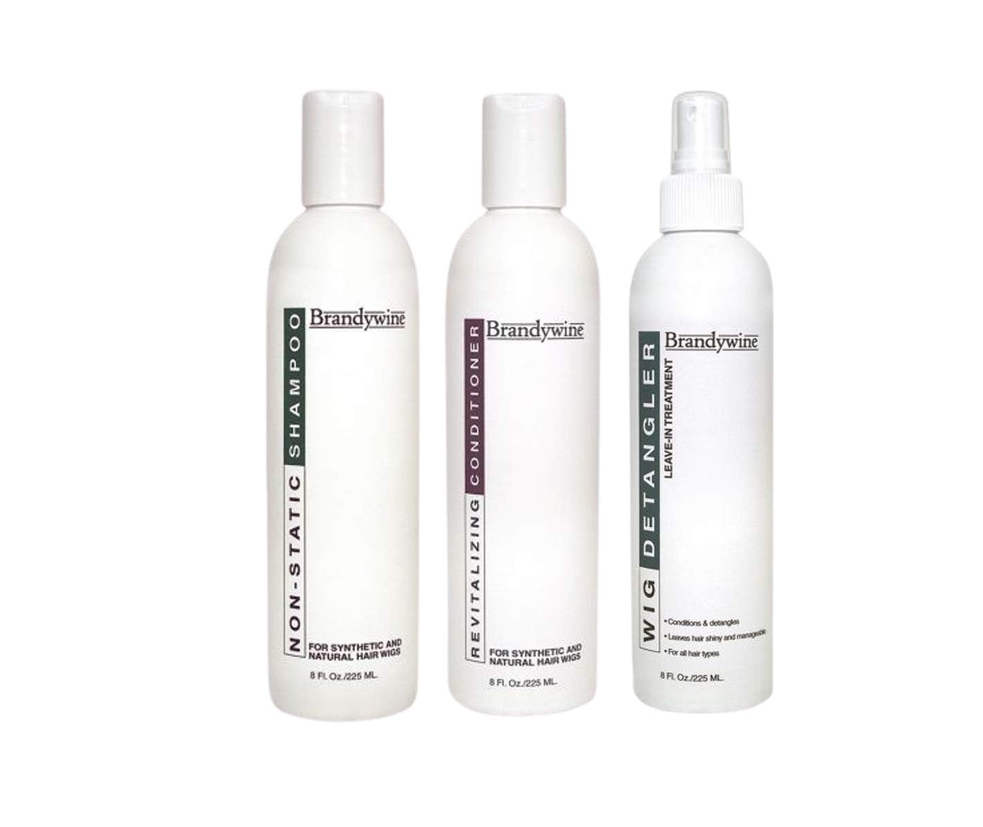 Brandywine 8oz Shampoo, Conditioner, Detangler and Paddle Brush Kit Beauty & Personal Care Brandywine