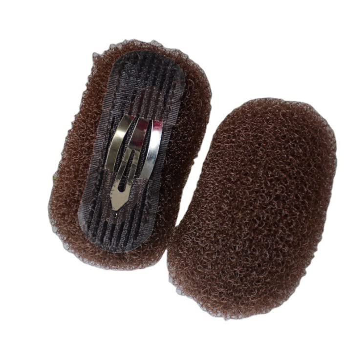Duehut Hair Clip Inserts, 2PCS Charming Hair Style Tool Hair Pads Hair Clip, Bump It Up Volume Inserts for Women Lady Girls (Black and Brown) Beauty & Personal Care Duehut