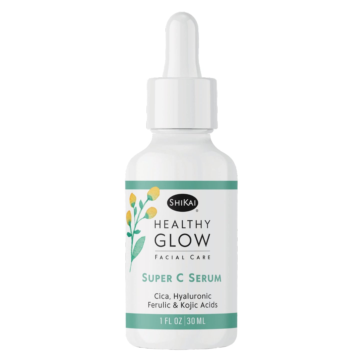 ShiKai Healthy Glow Super C Face Serum (1 oz) | Vitamin C, E & Hyaluronic Acid | Nourish & Hydrate Dry Skin Beauty & Personal Care ShiKai