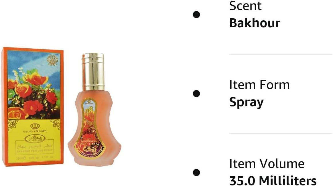 Al Rehab Bakhour Eau de Parfum Spray for Unisex, 1.15 Ounce Beauty & Personal Care Al-Rehab
