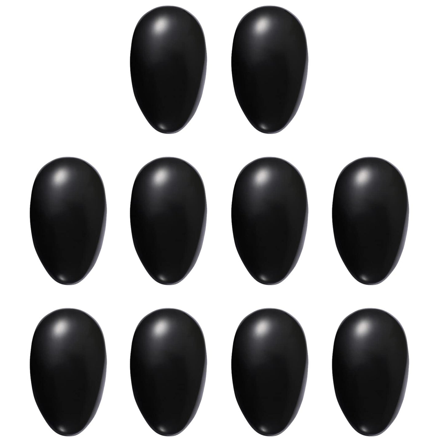 Beaupretty 10 Pairs Hair Dye Ear Covers Plastic Hair Salon Earmuffs Ear Protector Ear Caps Black Beauty and Personal Care Beaupretty
