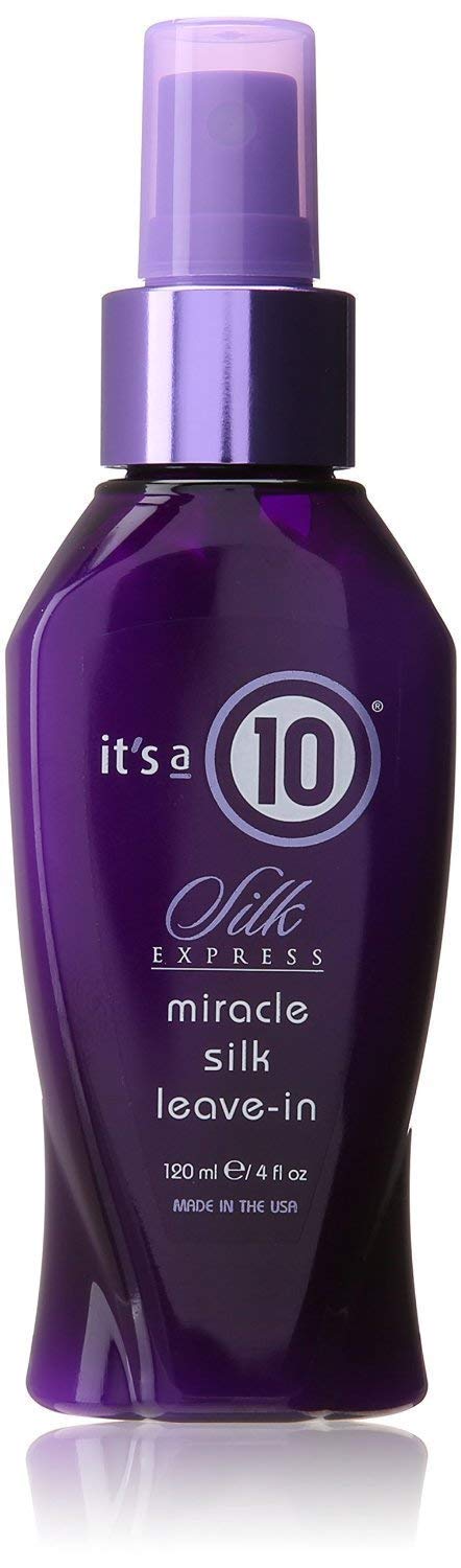 It's a 10 Haircare Silk Express Miracle Silk Leave-In, 4 fl. oz. (Pack of 2) Beauty & Personal Care It's a 10 Haircare
