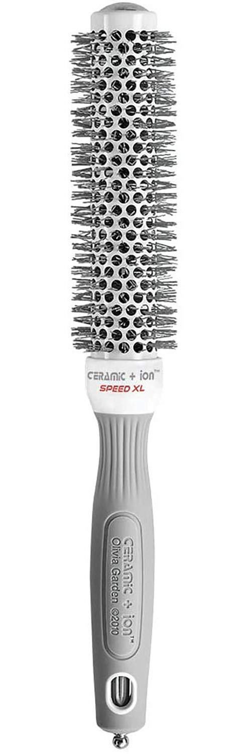 Olivia Garden Ceramic + Ion Speed XL - Extra-Long Round Thermal Hair Brush - Not Electrical - Professional Blowout Brush for Normal to Thick Hair Beauty & Personal Care Olivia Garden
