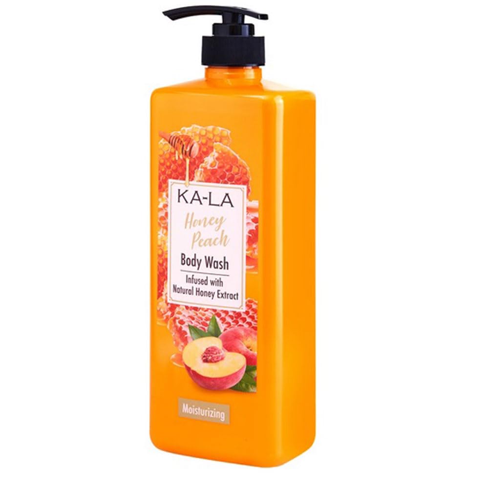 KA-LA Honey Peach Body Wash 1000 ML. Beauty & Personal Care KA-LA Nature Nine