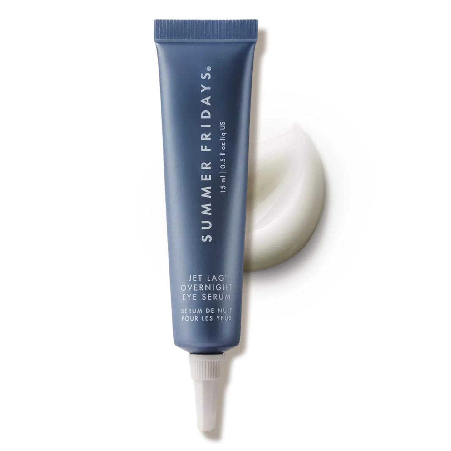 Summer Fridays Jet Lag Overnight Eye Serum - Nourishing Undereye Treatment for Dark Circles - Helps to Hydrate, Smooth, Firm & Depuff - Enriched Beauty & Personal Care Summer Fridays