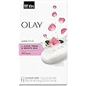 Olay Ultra Fresh Bath Bar, for Clean, Fresh & Smooth Skin with Notes of Rosewater, 23.9 oz (678g) - 6 Count, Pack of 1 Beauty & Personal Care Olay