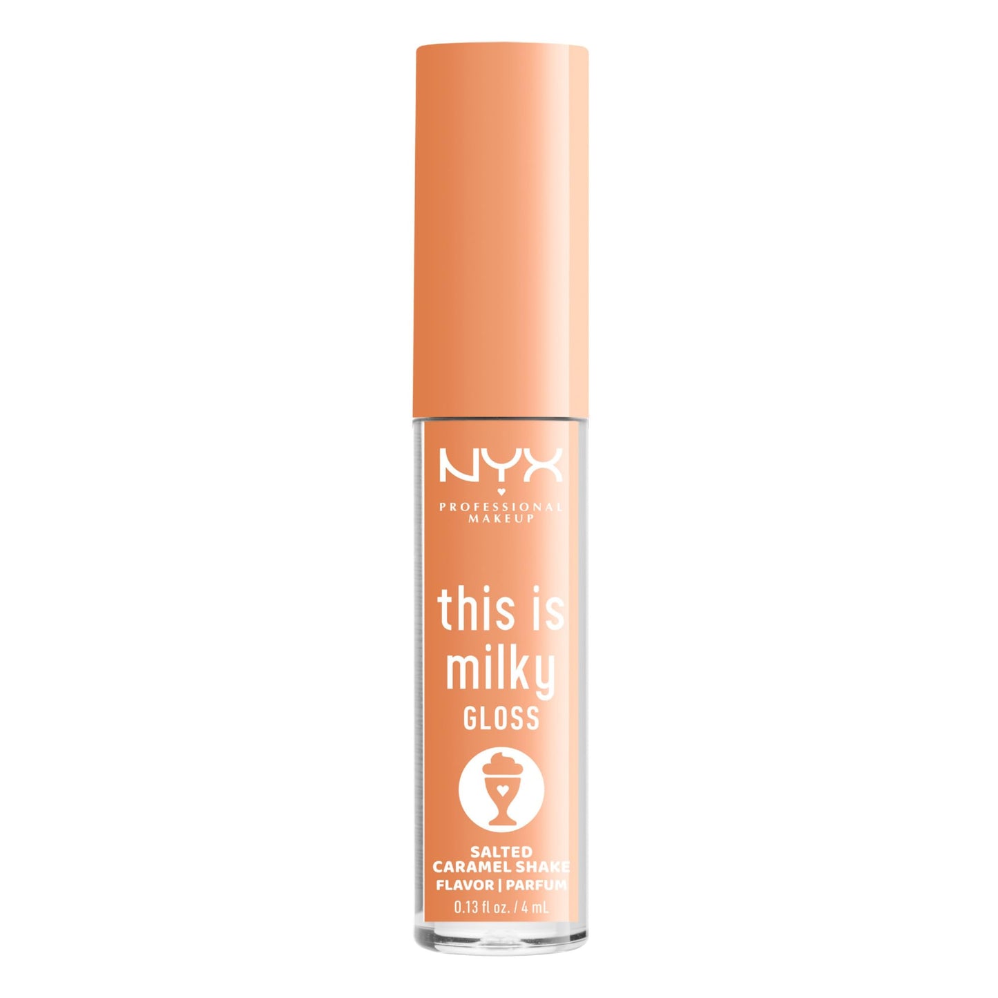NYX PROFESSIONAL MAKEUP This Is Milky Gloss, Lip Gloss with 12 Hour Hydration, Vegan - Salted Caramel Shake (Caramel) Beauty & Personal Care NYX PROFESSIONAL MAKEUP