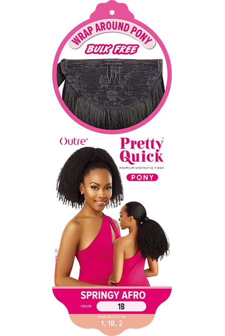 Outre Wrap Ponytail Pretty Quick Springy Afro (2)