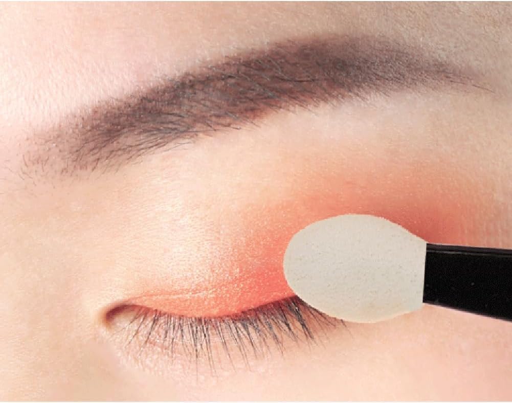 100Pcs Black White Small Eyeshadow Applicators Eye Shadow Sponge Applicator Sticks Eye Makeup Applicators Sponge Tip Make up Applicators Eyeshadow Beauty & Personal Care Tnyvm
